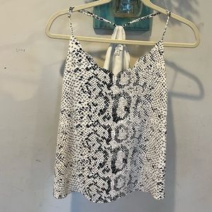 J Crew, size 10, snakeskin print tank